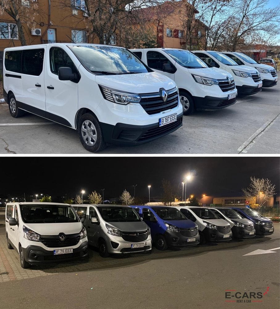 Flota microbuze 8+1 locuri pentru transfer si grupuri
